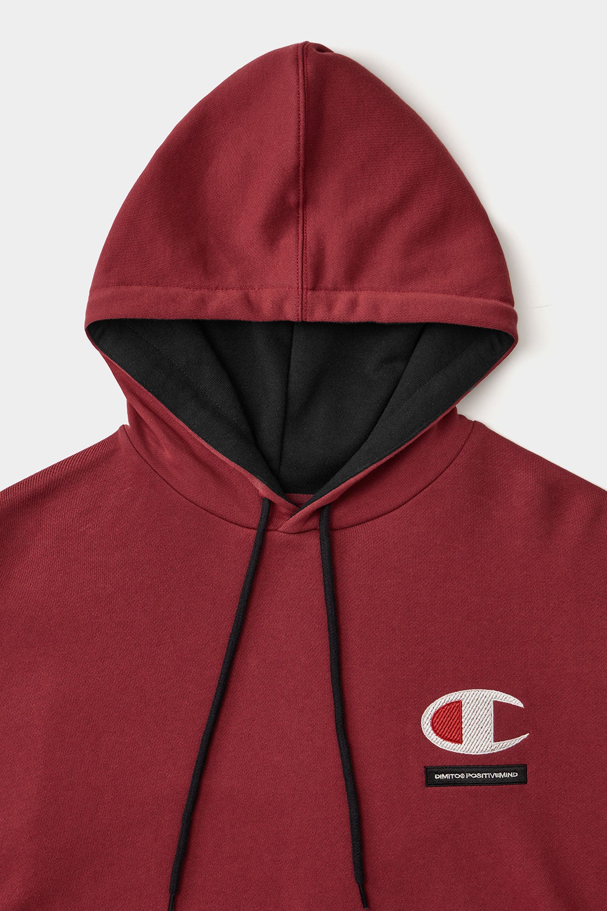 [CHAMPION x DIMITO] C-LOGO HOODIE BURGUNDY (Available date : 26.10.12)