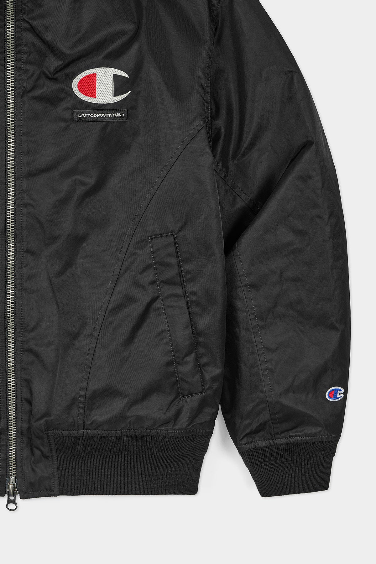[CHAMPION x DIMITO] DMT VARSITY BOMBER JACKET BLACK (Available date : 26.10.12)