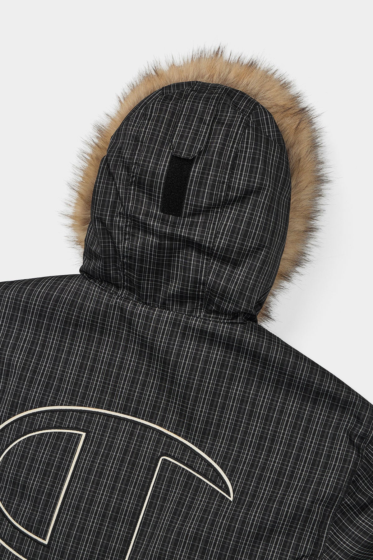 [CHAMPION x DIMITO] GIANT C-LOGO BOMBER JACKET MONO CHECK (Available date : 26.10.12)
