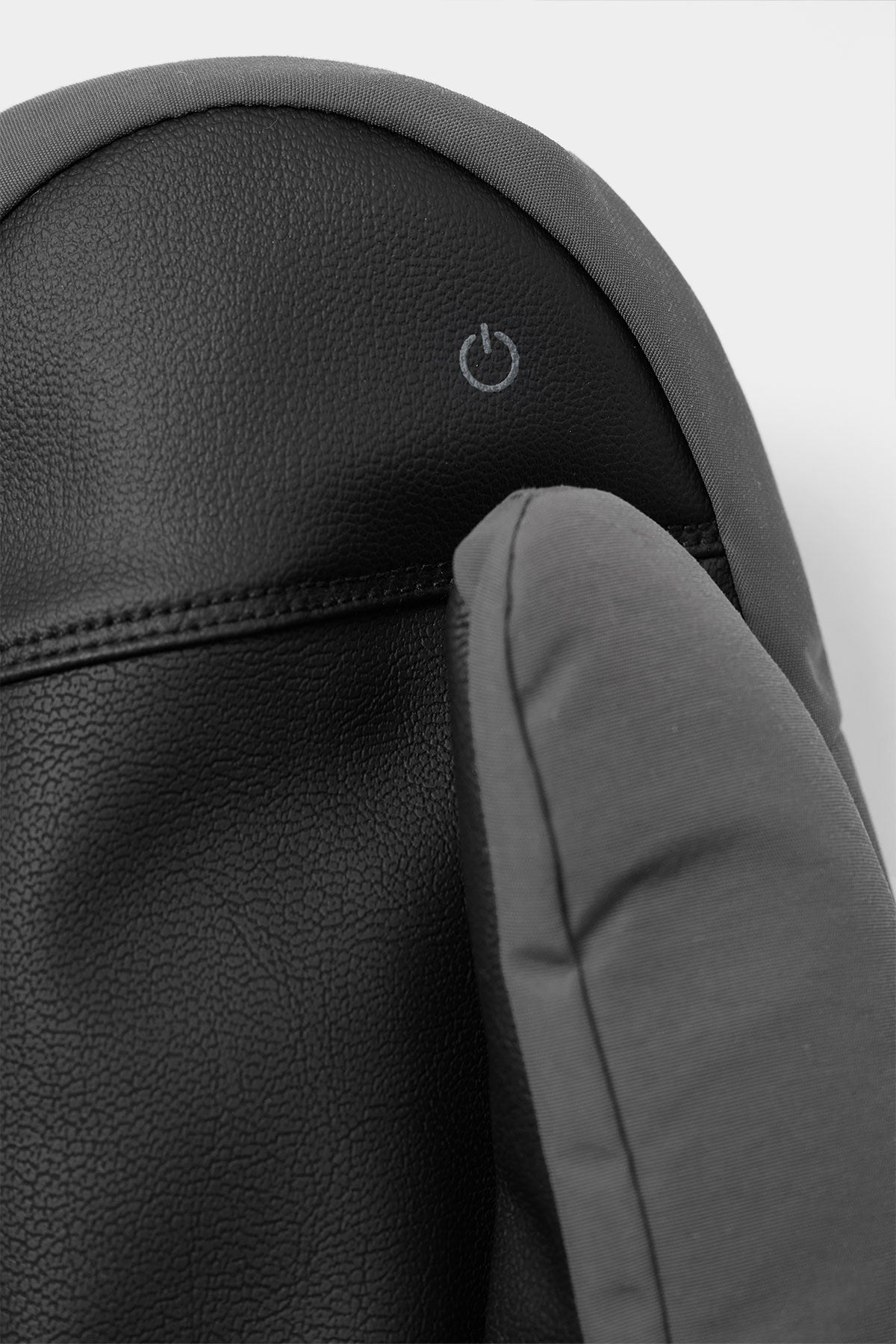 BASIC LOGO MITTEN CHARCOAL