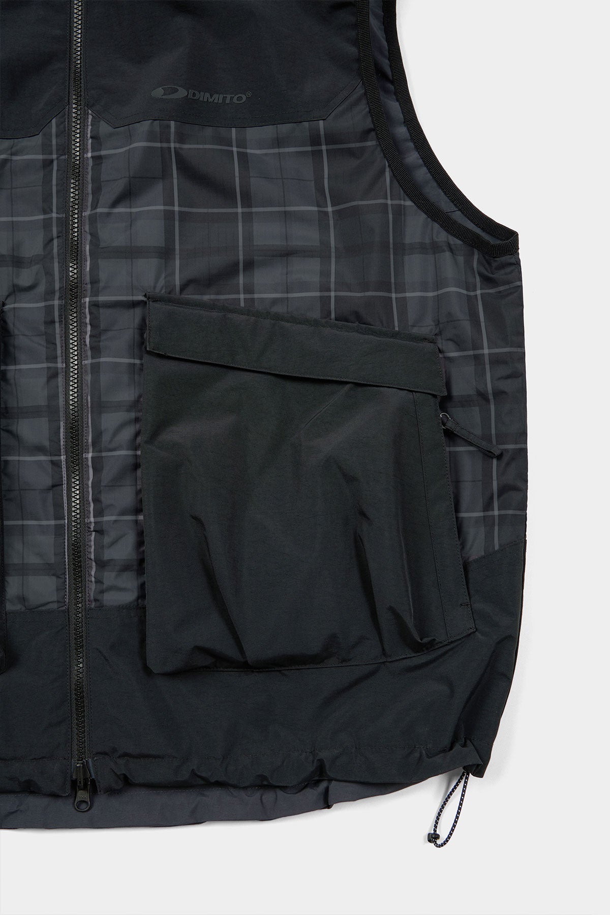 REVERSIBLE WIND VEST NAVY CHECK (Delivery start : 26.09.09)