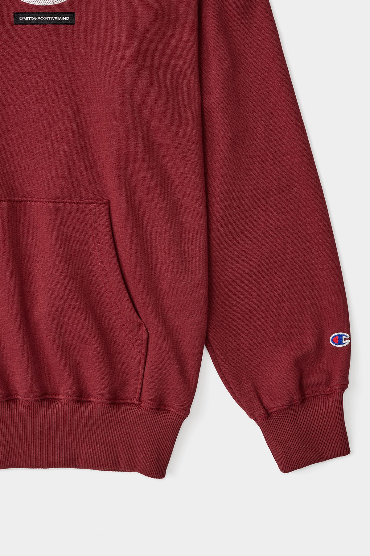 [CHAMPION x DIMITO] C-LOGO HOODIE BURGUNDY (Available date : 26.10.12)