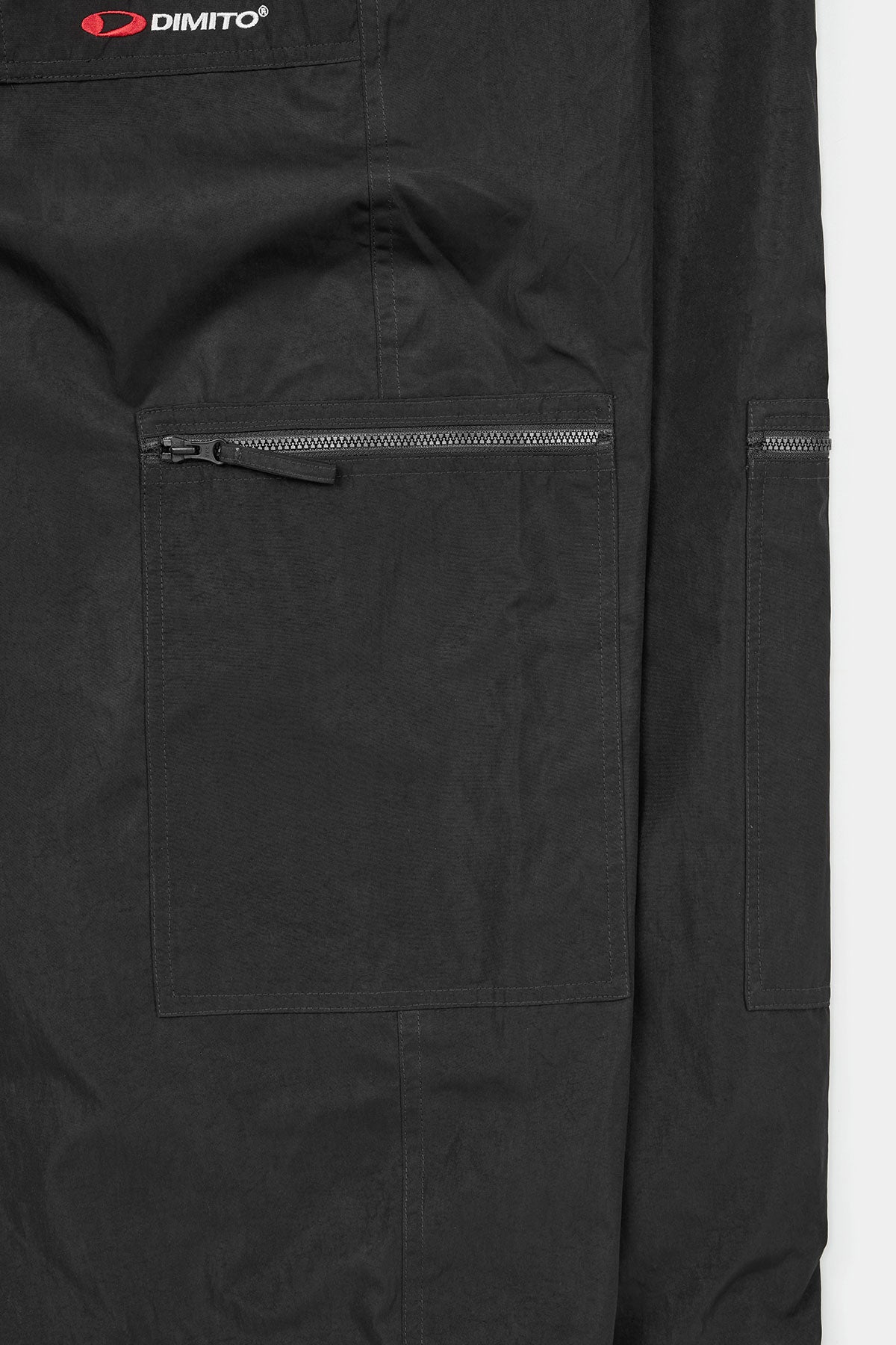 MULTI POCKET WIDE PANTS (WIDE FIT LV.2) BLACK