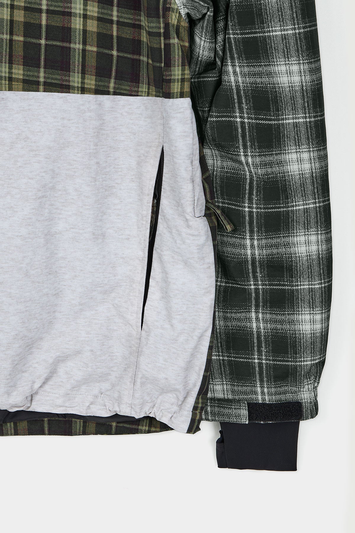 [CHAMPION x DIMITO] C-LOGO COLLEGE PATCHWORK JACKET BLACK MIX (Available date : 26.10.12)