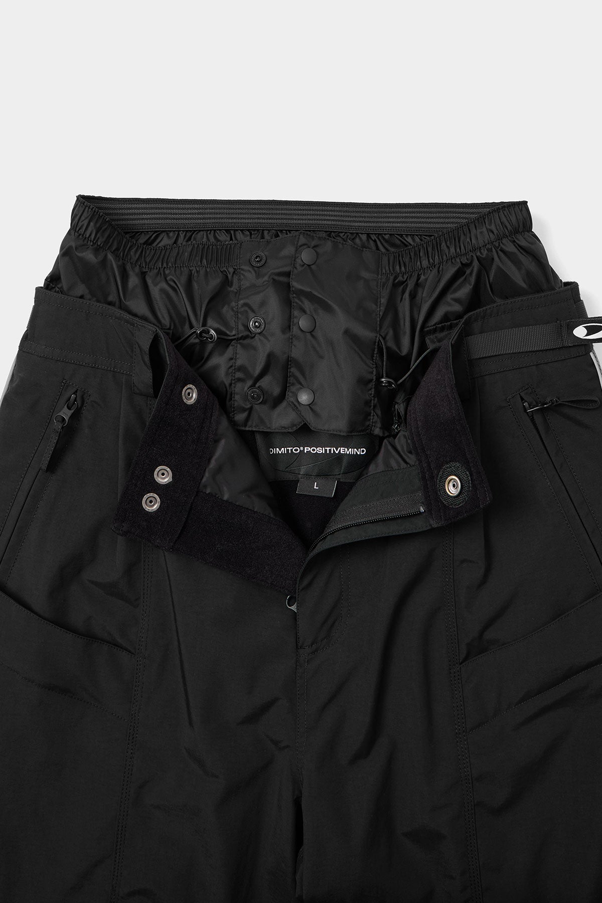 STAFF LINE PANTS (WIDE FIT LV.2) BLACK