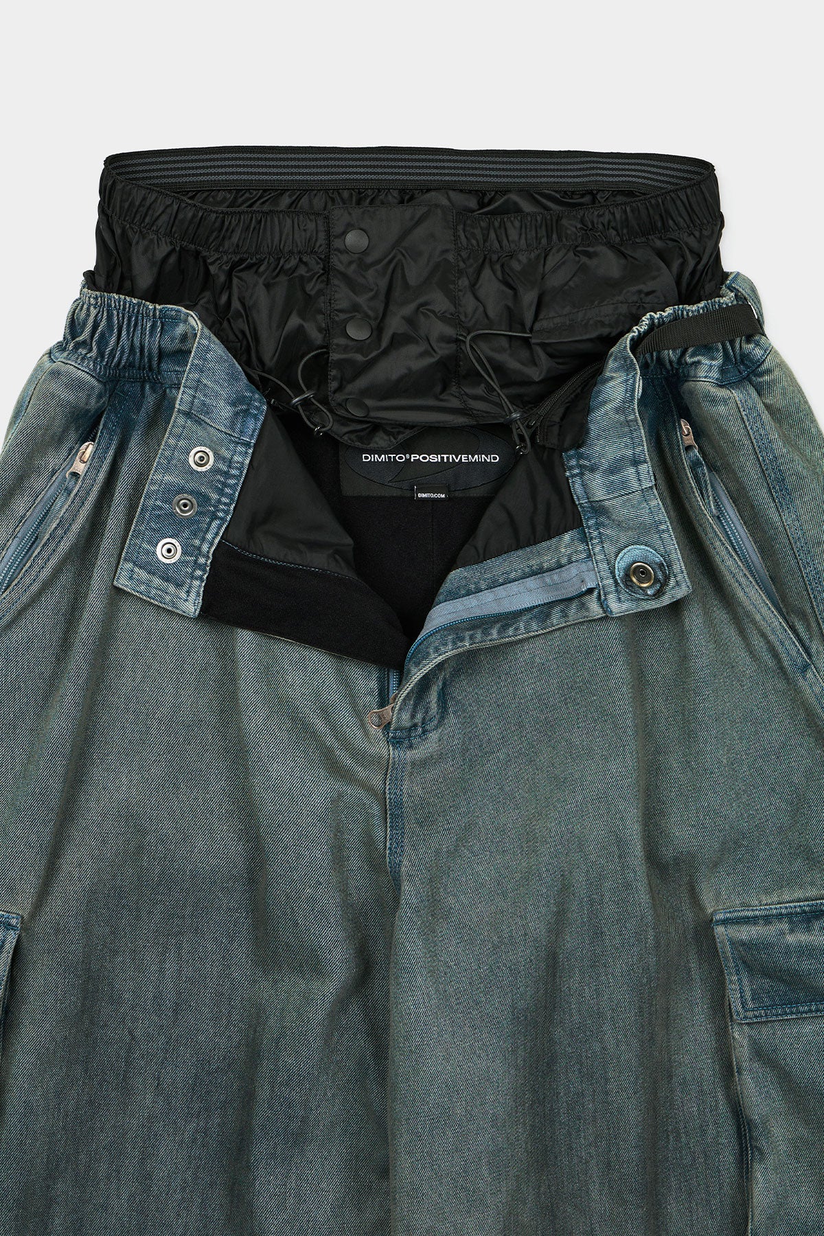 DENIM MULTI CARGO PANTS (WIDE FIT LV.2) DW LIGHT BLUE (Delivery start : 26.09.09)