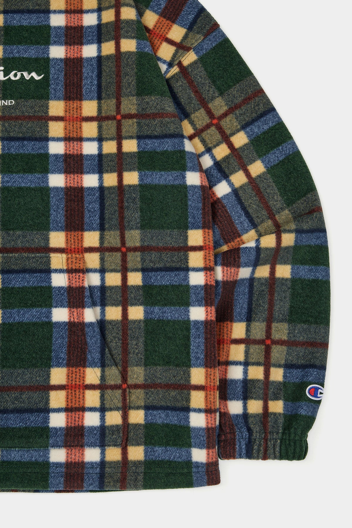 [CHAMPION x DIMITO] SCRIPT FLEECE HOODIE RETRO CHECK (Available date : 26.10.12)