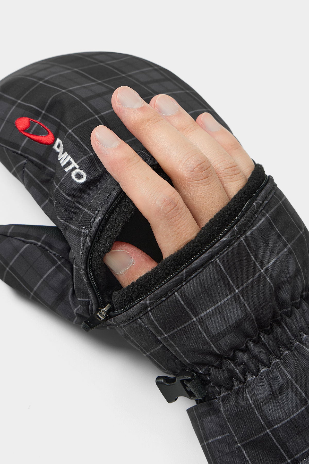 CHECKER EASY OPEN MITTEN DEEP CHECK