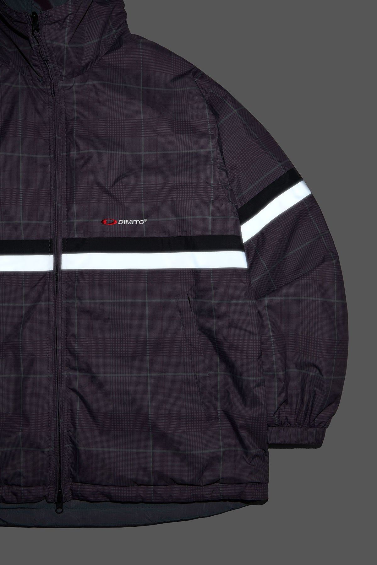 REVERSIBLE WIND JACKET NAVY CHECK (Delivery date : 26.09.28)