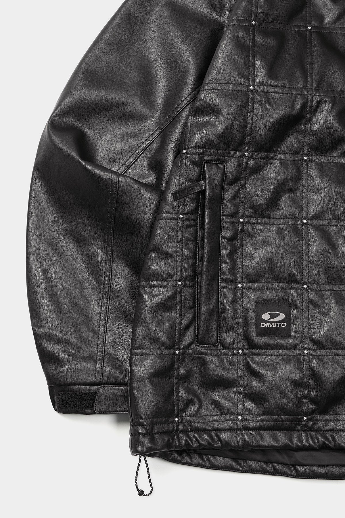 STUD FAUX LEATHER HD JACKET BLACK (Delivery start : 26.09.09)