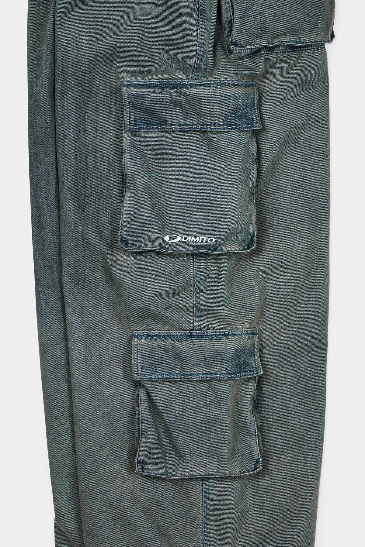 DENIM MULTI CARGO PANTS (WIDE FIT LV.2) DW BLACK (Delivery start : 26.09.09)