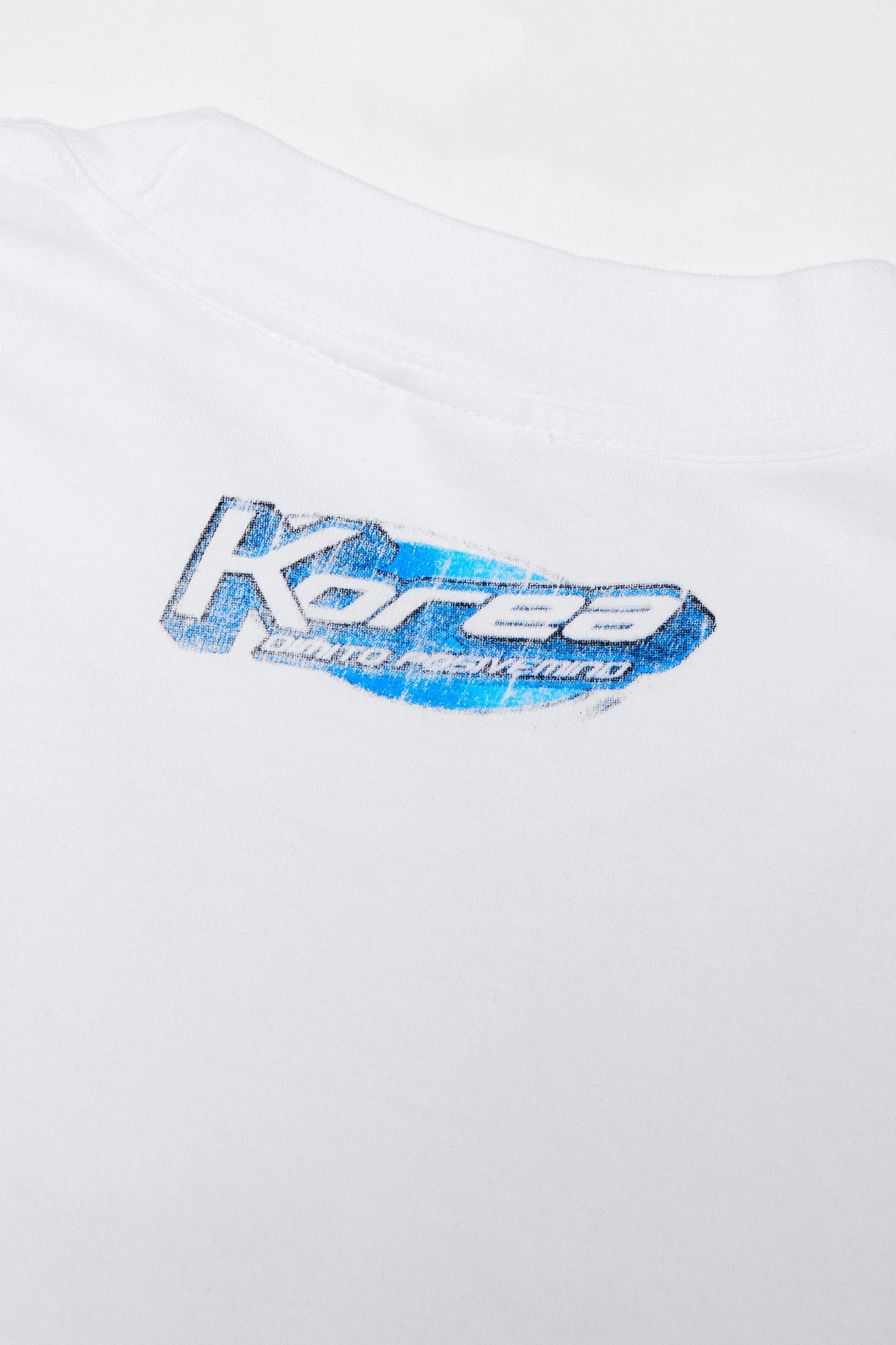TEAM KOREA REPLICA COLLAGE LSV GD 6.5OZ TEE WHITE