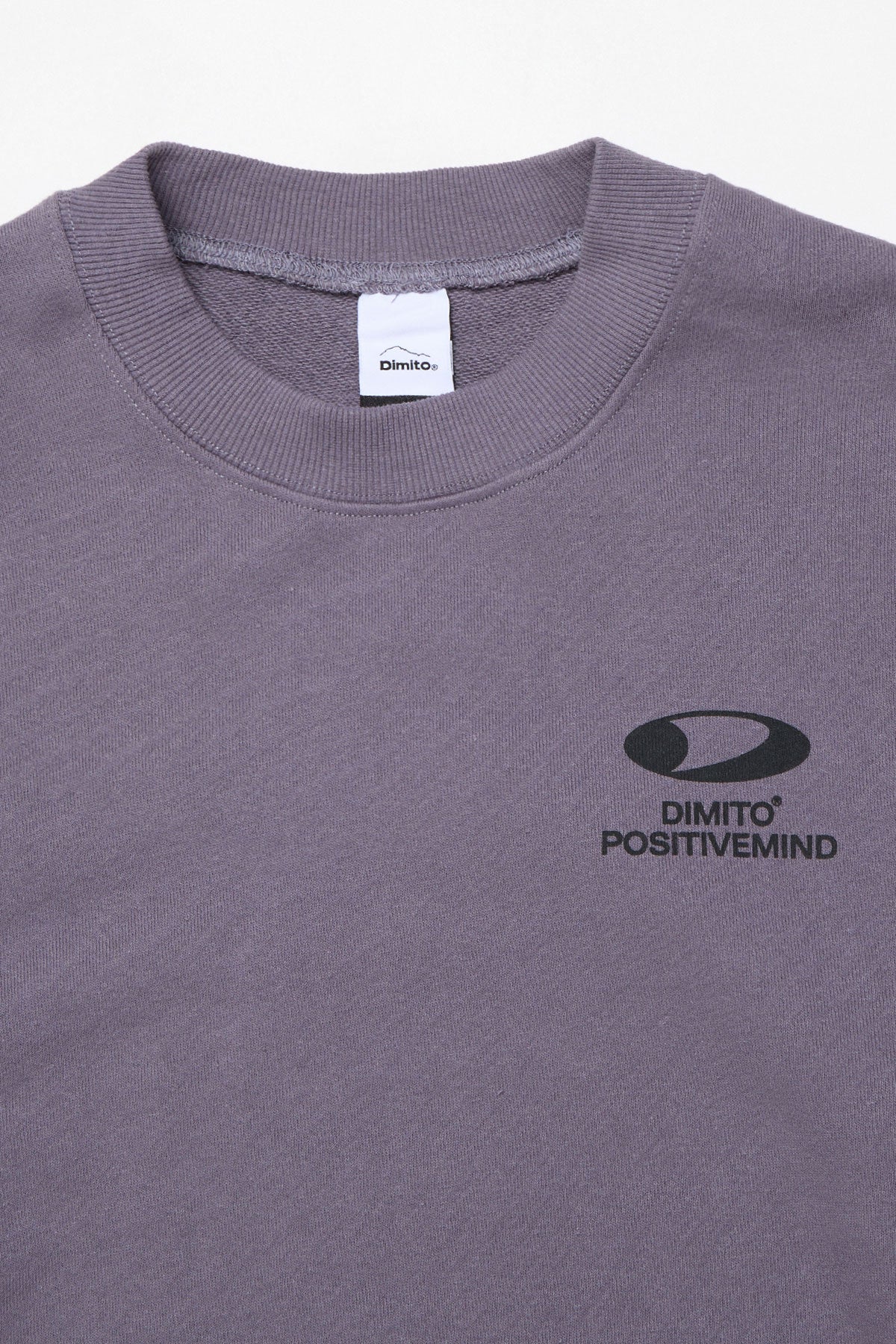 CIRCLE LOGO SWEATSHIRT PURPLE ASH