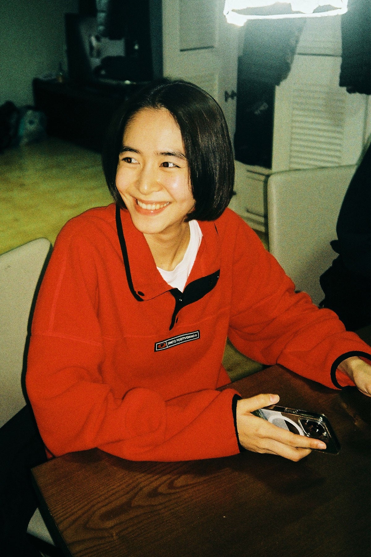 FLEECE MOCK NECK RED (Delivery date : 26.09.28)