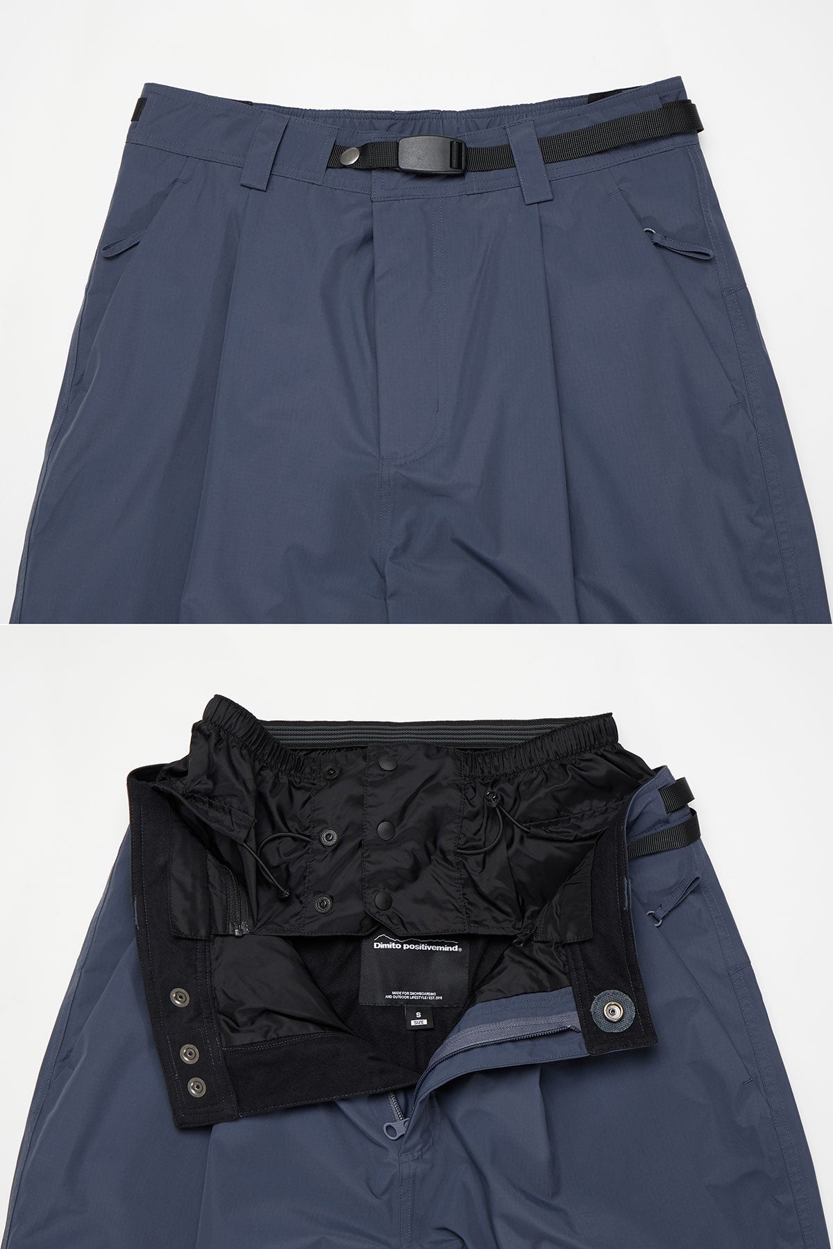BASIC WIDE PANTS (WIDE FIT LV.2) HAE MT BLACK