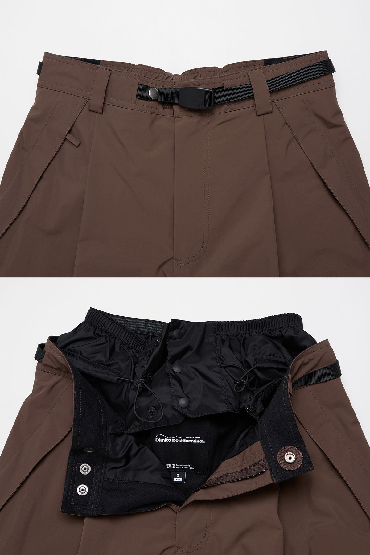 GIANT CARGO PANTS (WIDE FIT LV.2) MARBLE BLACK