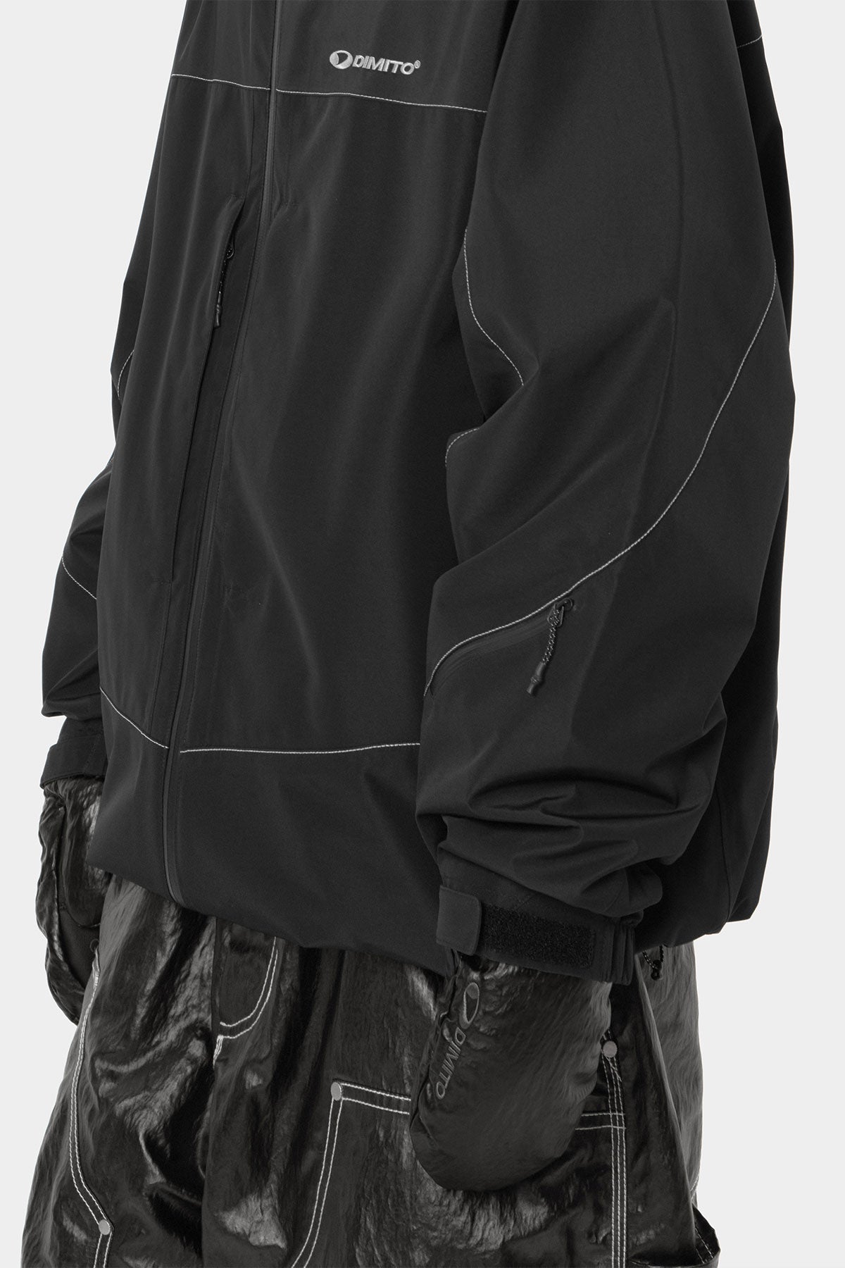 26 EASY OPEN MITTEN COATED BLACK