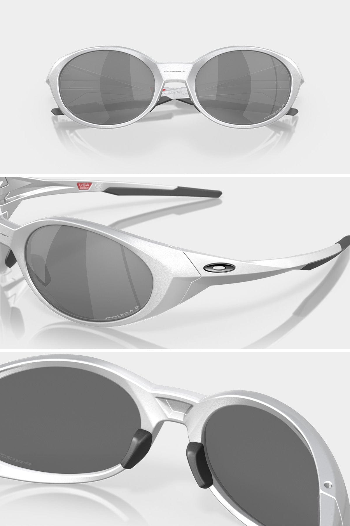 [INVITED] [OAKLEY] EYE JACKET REDUX / SILVER / PRIZM BLACK POLARIZED LENS