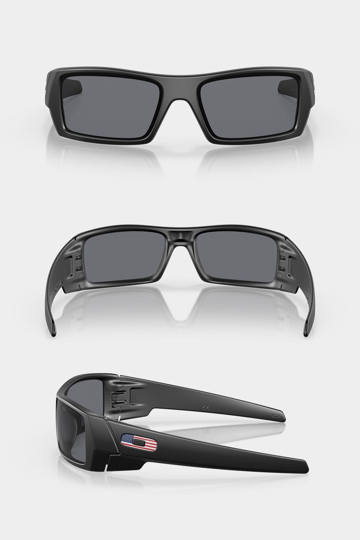 OAKLEY ONE-SIZE [OAKLEY] GASCAN / MATTE BLACK US FLAG / GREY LENS