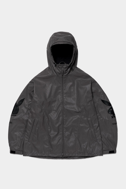 [PLAYBOY x DIMITO] BUNNY FAUX LEATHER JACKET RABBIT