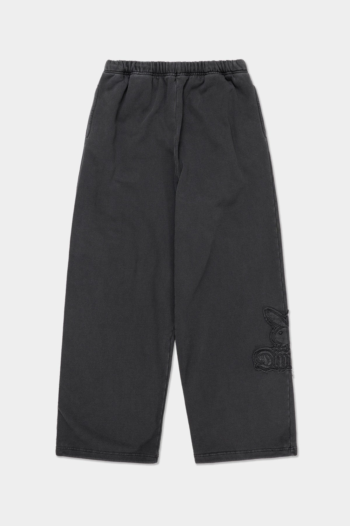 [PLAYBOY x DIMITO] BUNNY SWEATPANTS WASHED BLACK
