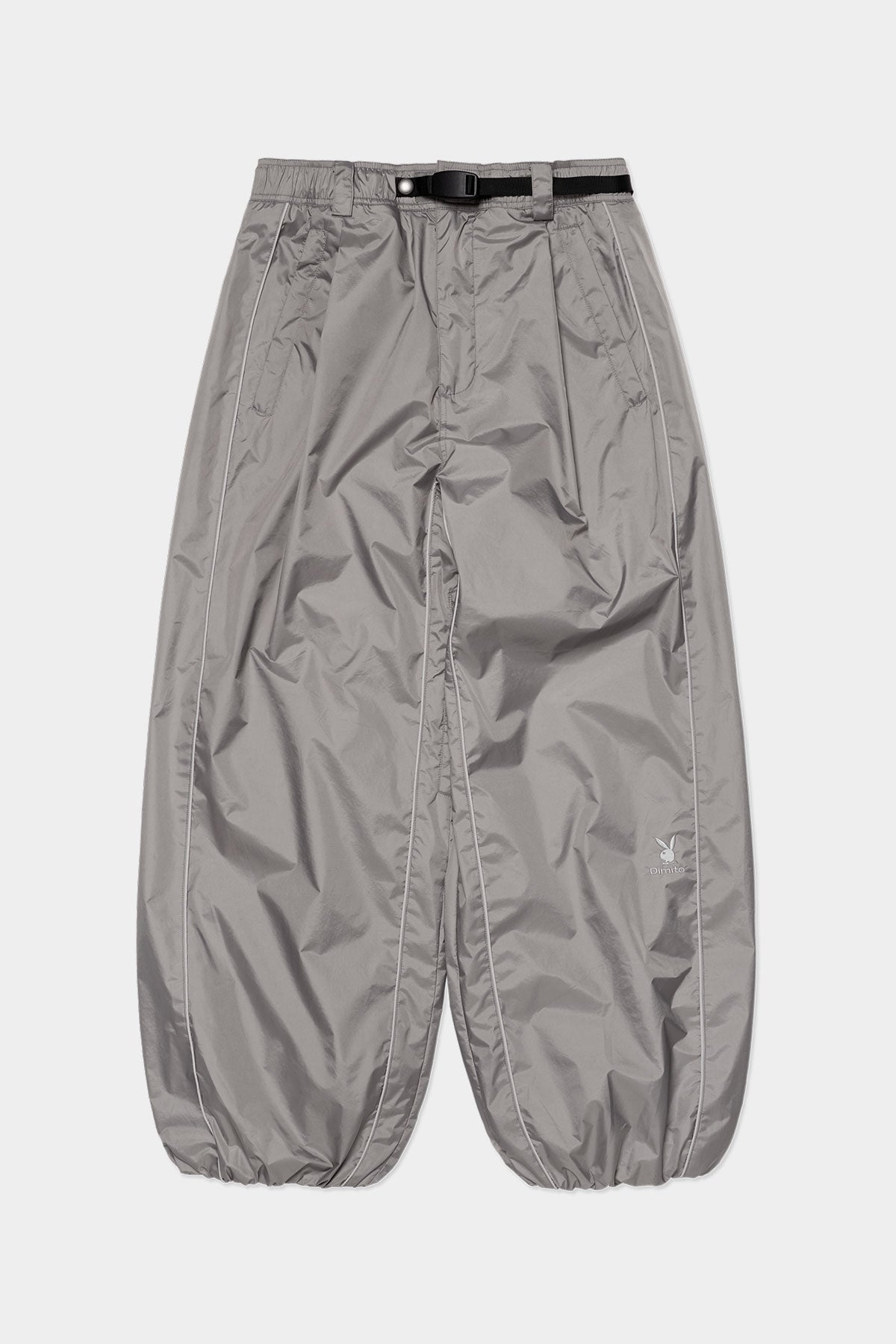 [PLAYBOY x DIMITO] PIPING BANDED PANTS (WIDE FIT LV.2) CONCRETE GREY