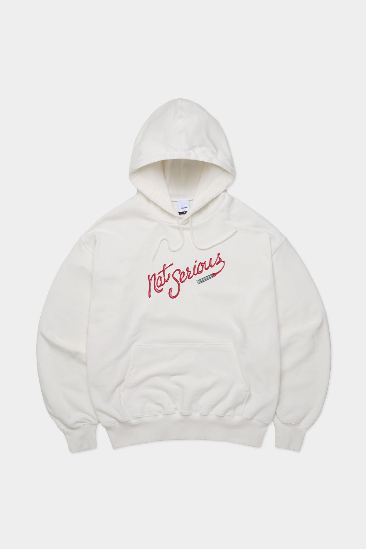 NS LIP HOODIE WHITE