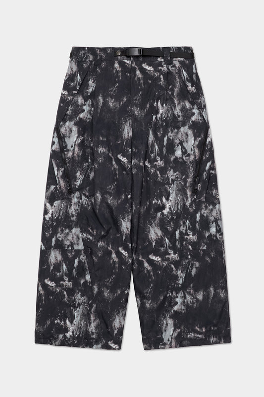 GIANT CARGO PANTS (WIDE FIT LV.2) MARBLE BLACK