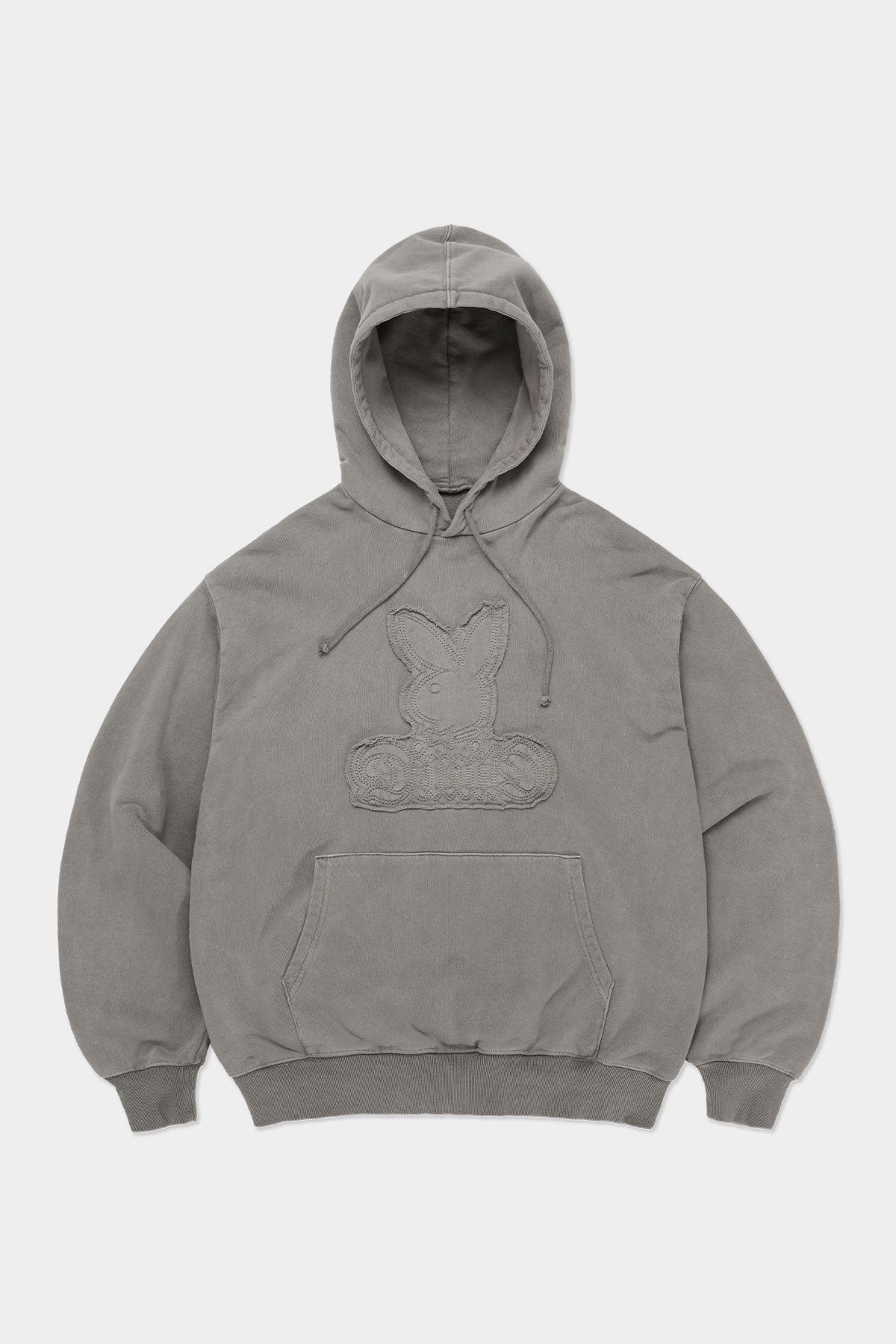 [PLAYBOY x DIMITO] BUNNY HOODIE WASHED GREY