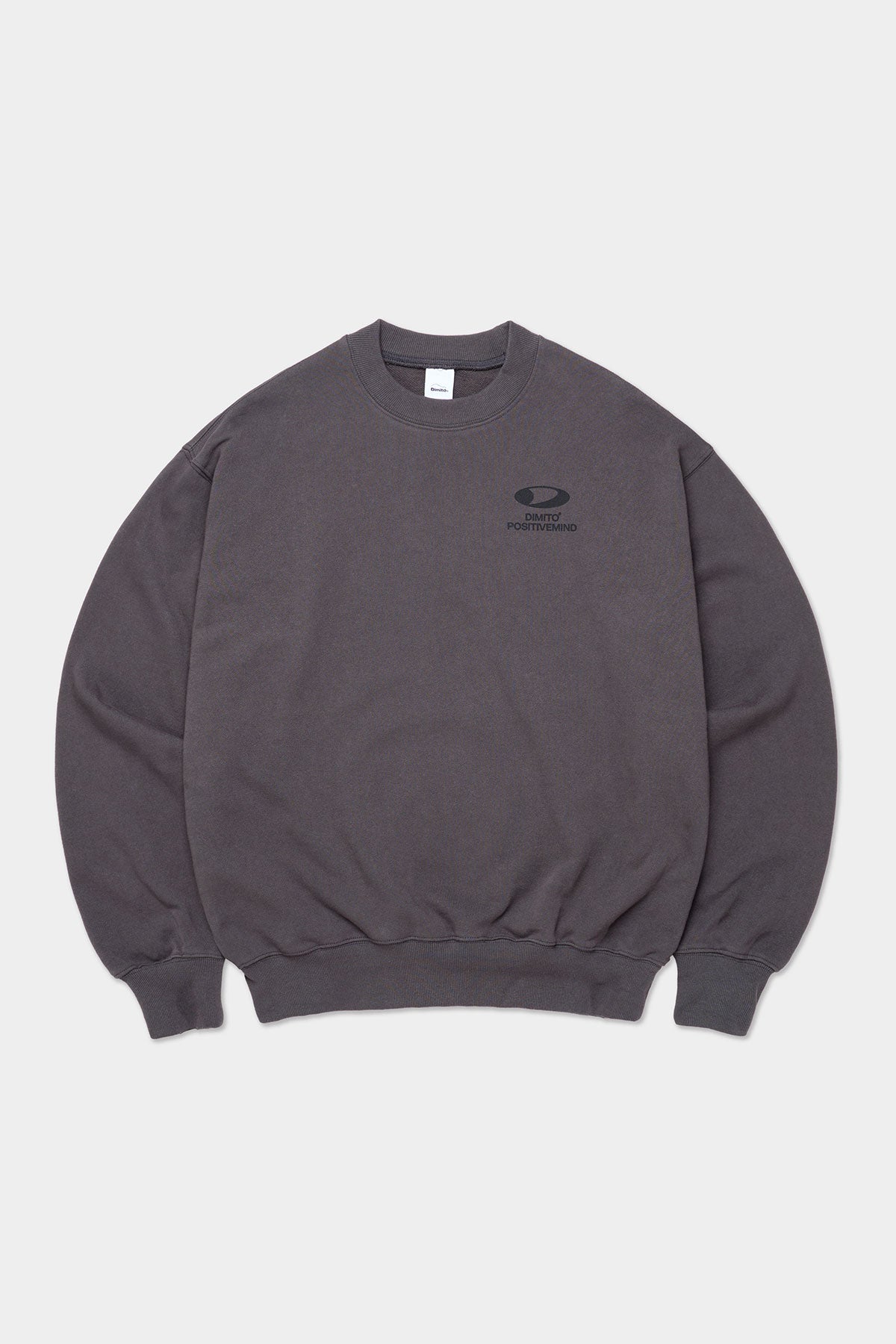 CIRCLE LOGO SWEATSHIRT CONCRETE