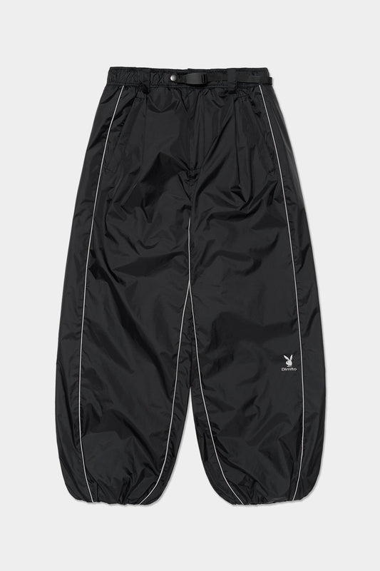 [PLAYBOY x DIMITO] PIPING BANDED PANTS (WIDE FIT LV.2) BLACK