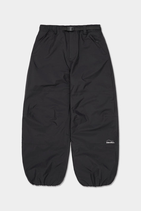AIR VENT BANDED PANTS (WIDE FIT LV.1) BLACK
