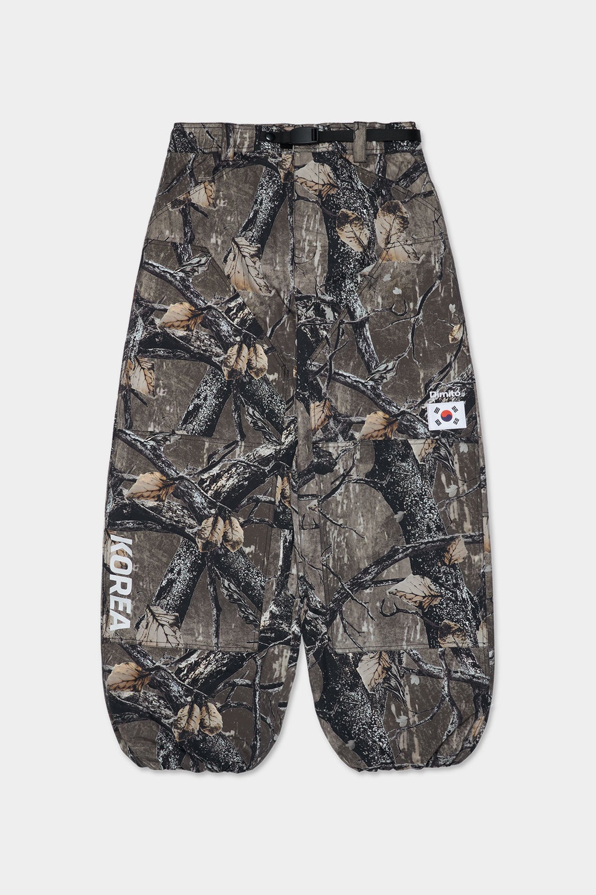 TEAM KOREA REPLICA BANDED DOUBLE KNEE PANTS (WIDE FIT LV.1) REAL TREE