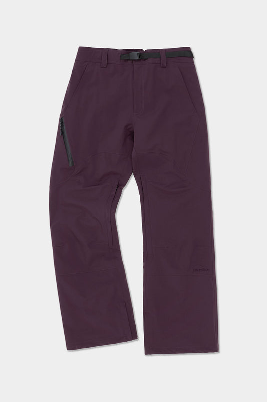25 BIO SLIM PANTS (SLIM FIT) WINE