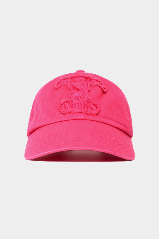 [PLAYBOY x DIMITO] BUNNY 6PANEL CAP WASHED PINK