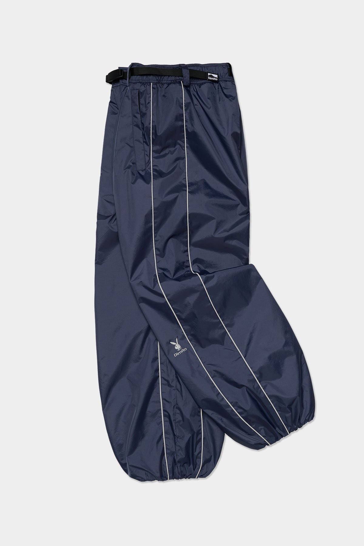 [PLAYBOY x DIMITO] PIPING BANDED PANTS (WIDE FIT LV.2) CLOUDY BLUE