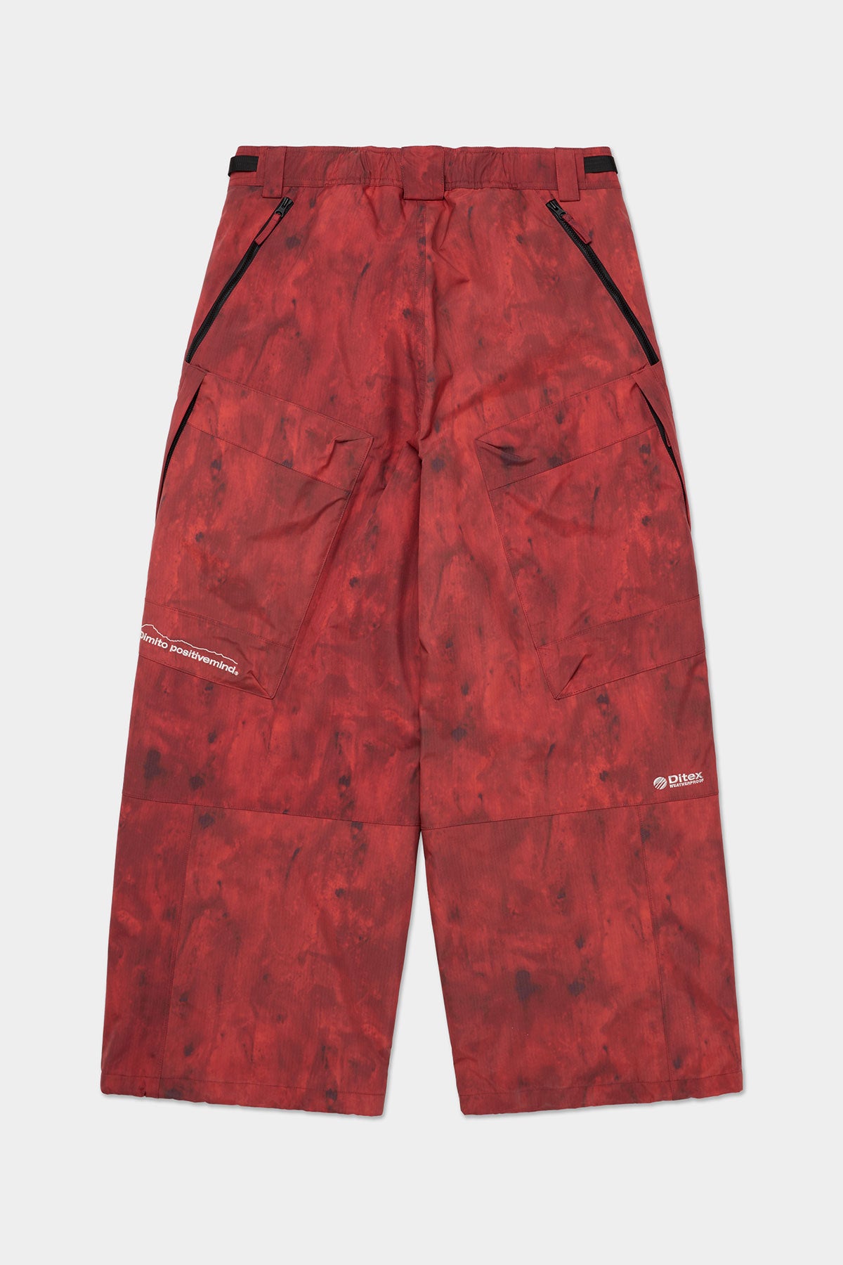 GIANT CARGO PANTS (WIDE FIT LV.2) MARBLE RED