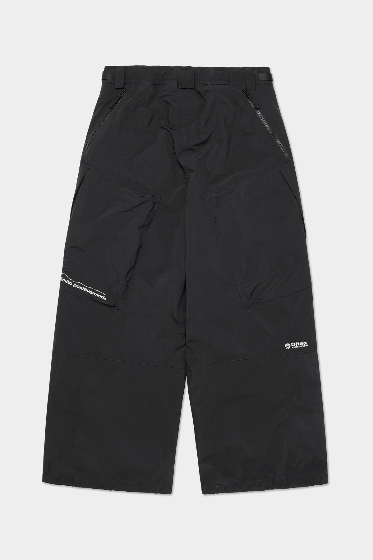 GIANT CARGO PANTS (WIDE FIT LV.2) BLACK