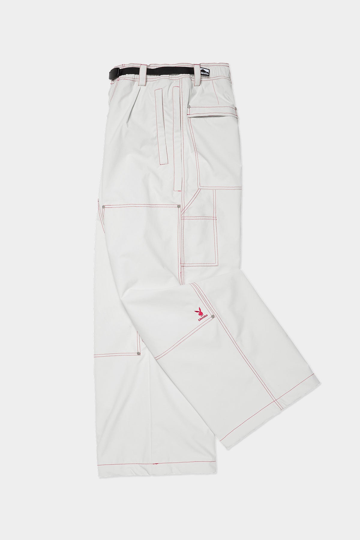 [PLAYBOY x DIMITO] DOUBLE KNEE PANTS (WIDE FIT LV.2) OFF WHITE