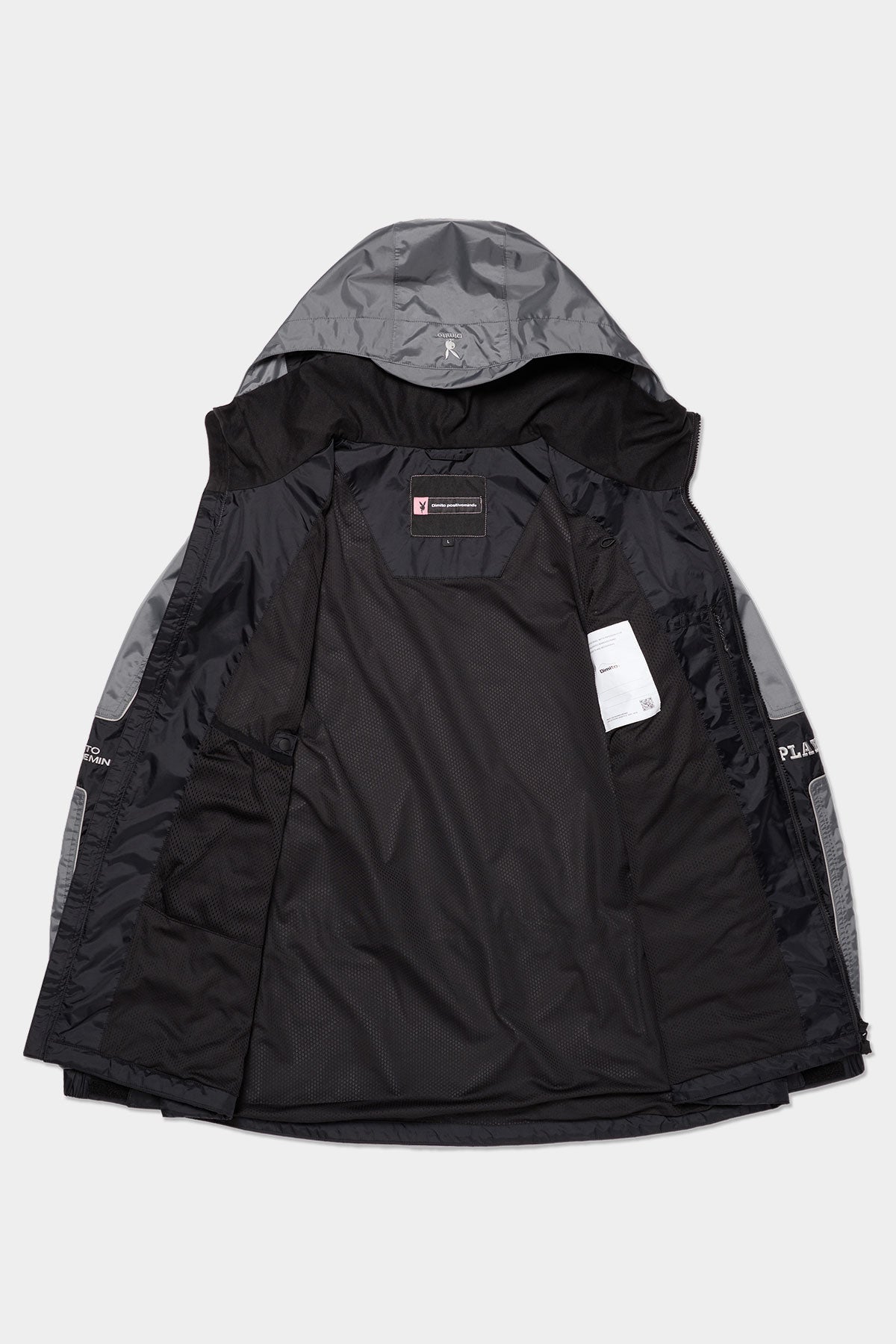 [PLAYBOY x DIMITO] PIPING TRACK JACKET BLACK
