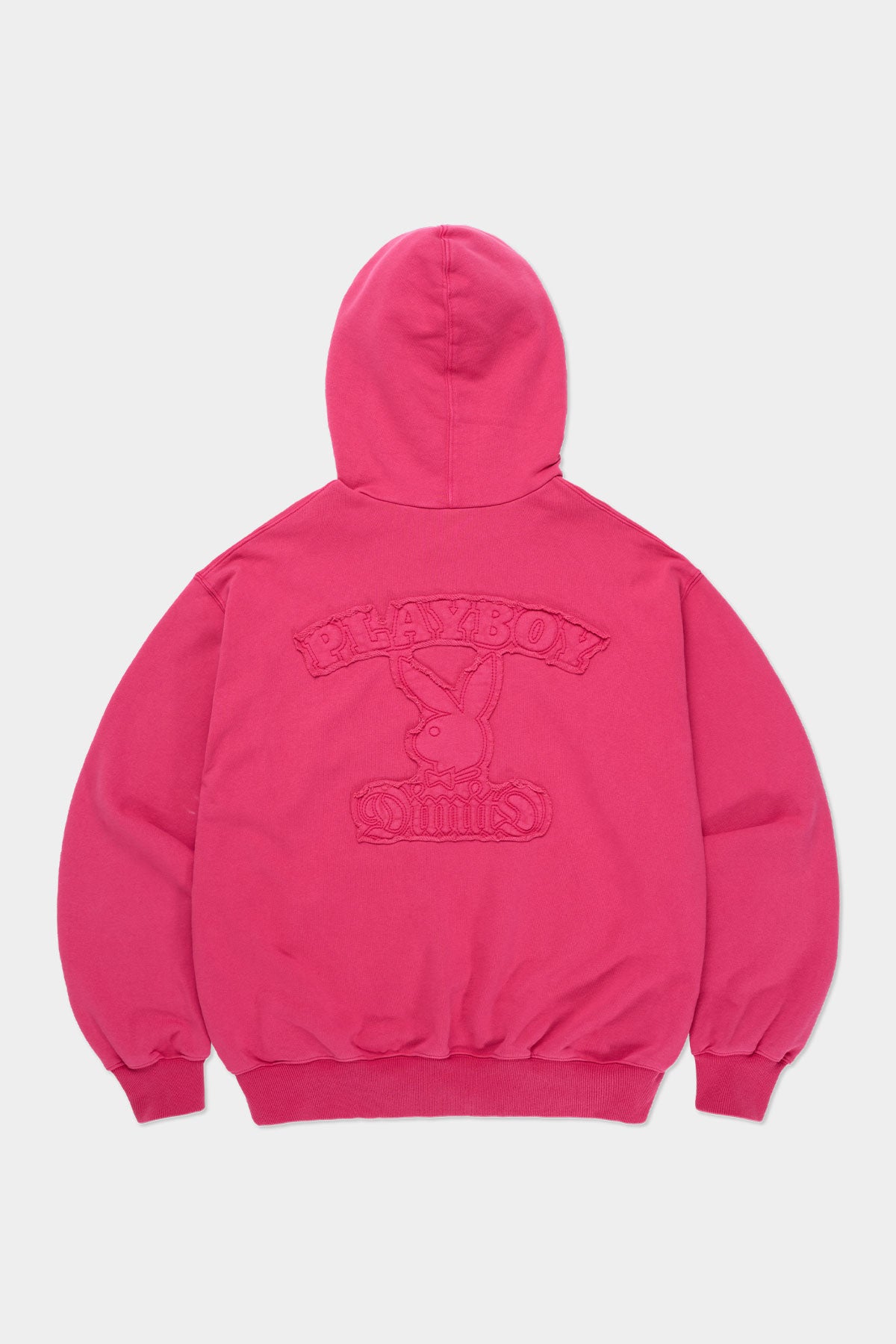 [PLAYBOY x DIMITO] BUNNY ZIP HOODIE WASHED PINK