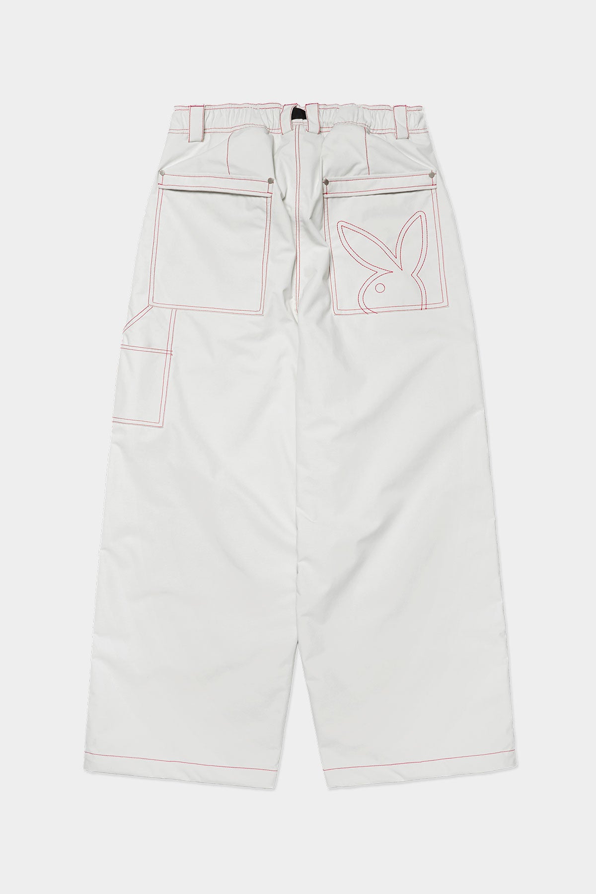 [PLAYBOY x DIMITO] DOUBLE KNEE PANTS (WIDE FIT LV.2) OFF WHITE