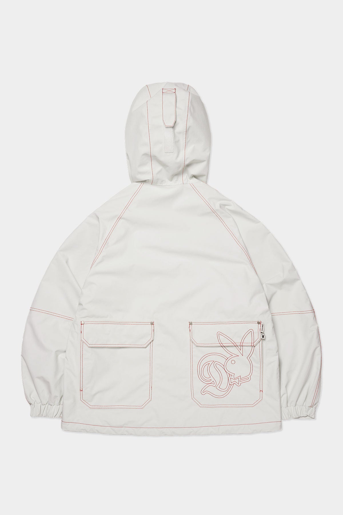 [PLAYBOY x DIMITO] STITCHED TRUCKER JACKET OFF WHITE