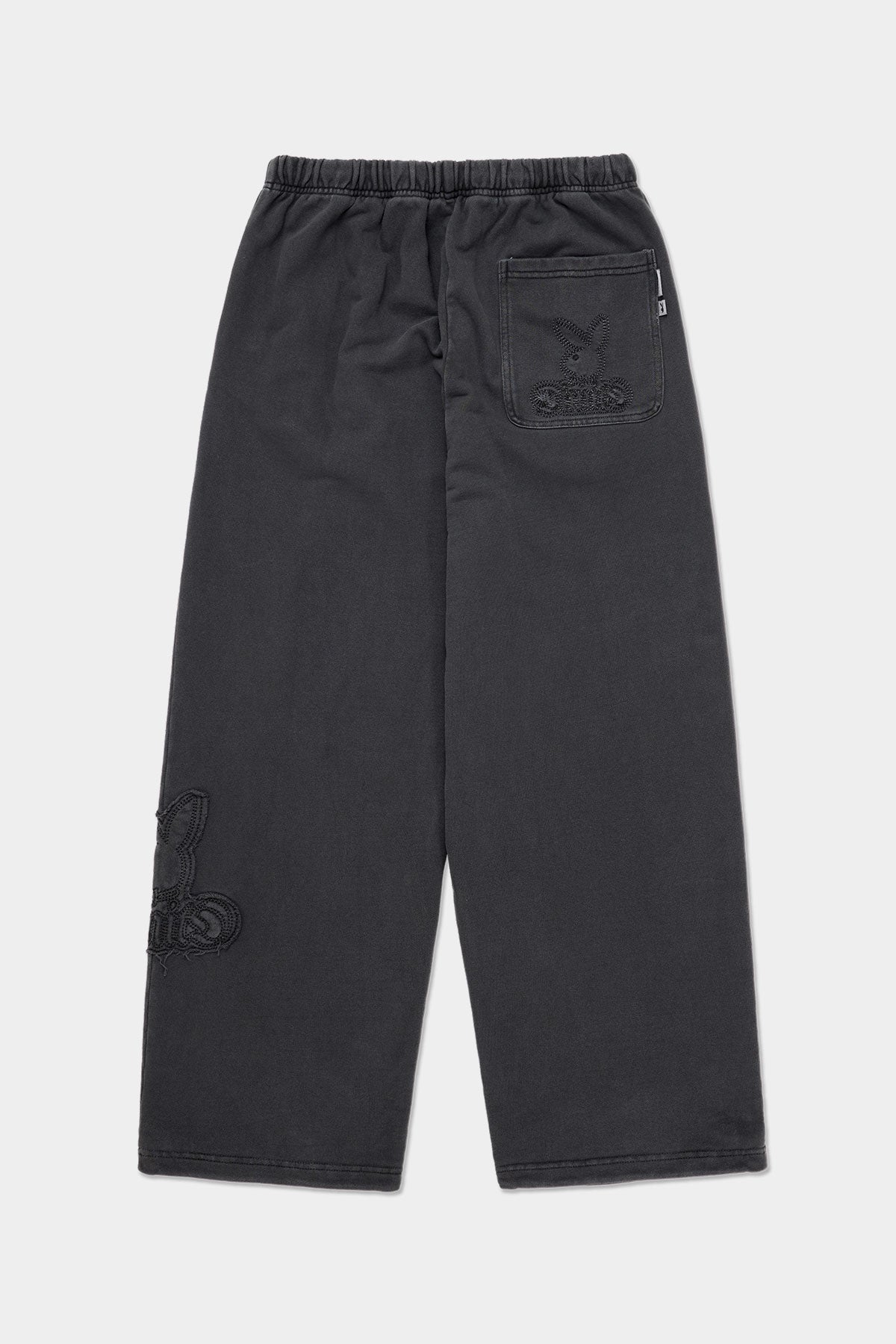 [PLAYBOY x DIMITO] BUNNY SWEATPANTS WASHED BLACK