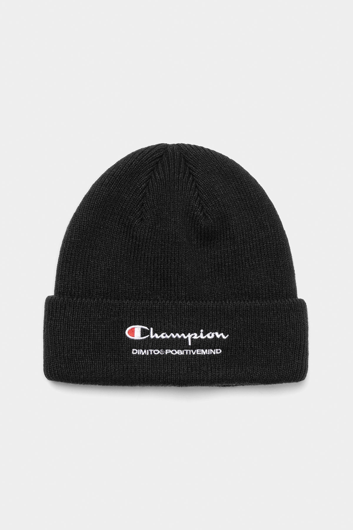 [CHAMPION x DIMITO] SCRIPT LOGO BEANIE BLACK (Available date : 26.10.12)