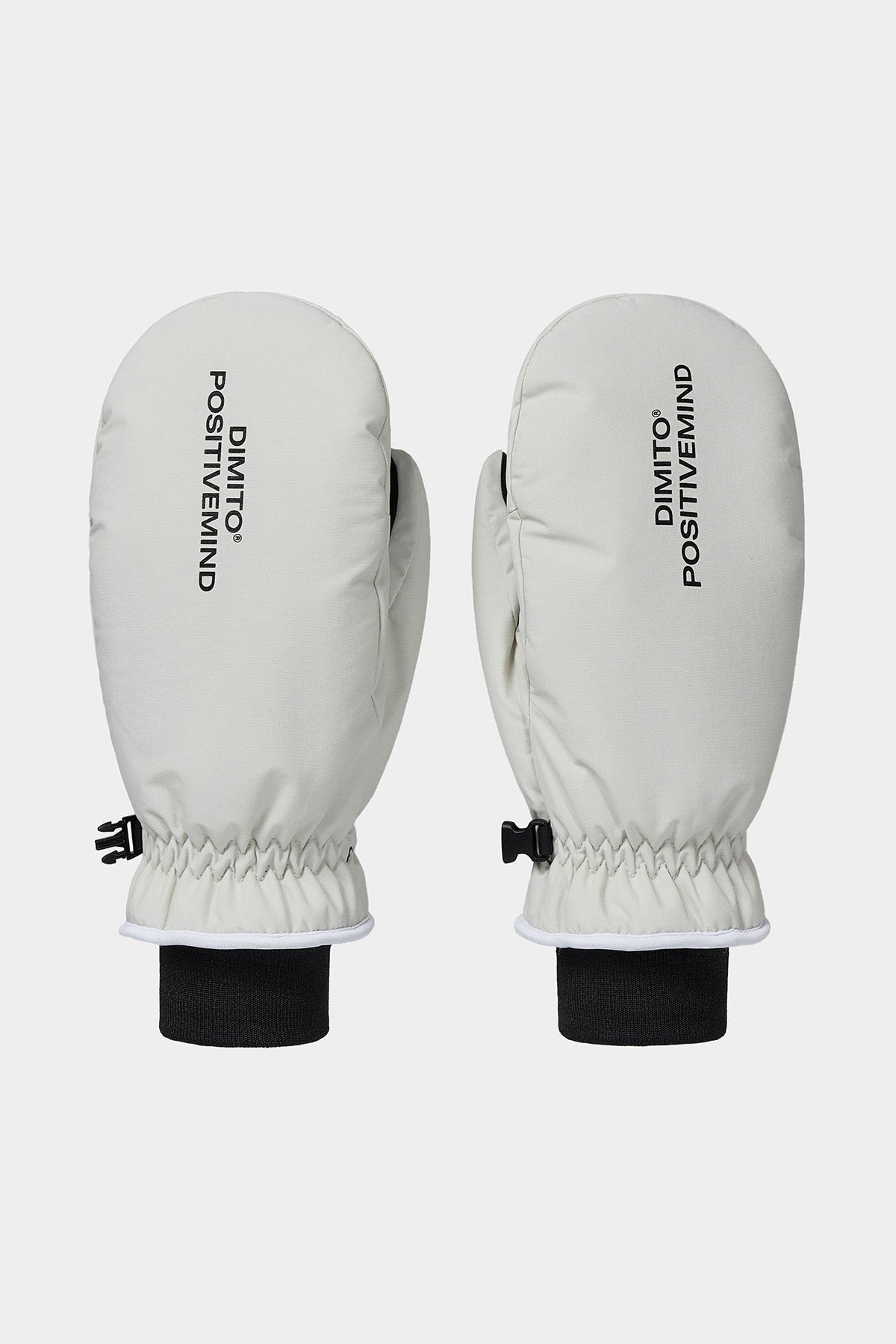 BASIC LOGO MITTEN OFF WHITE