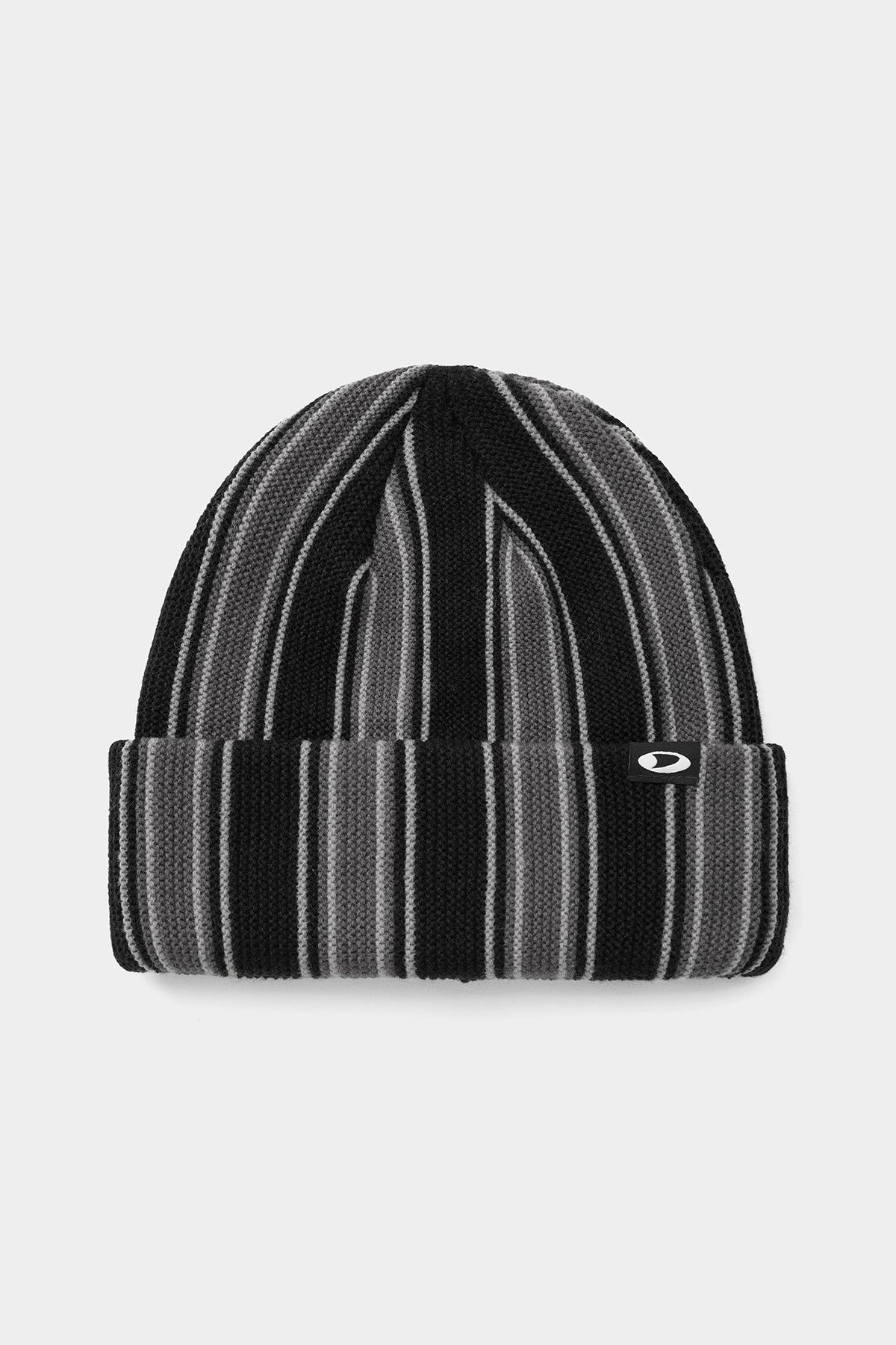 STRIPE LINE BEANIE BLACK