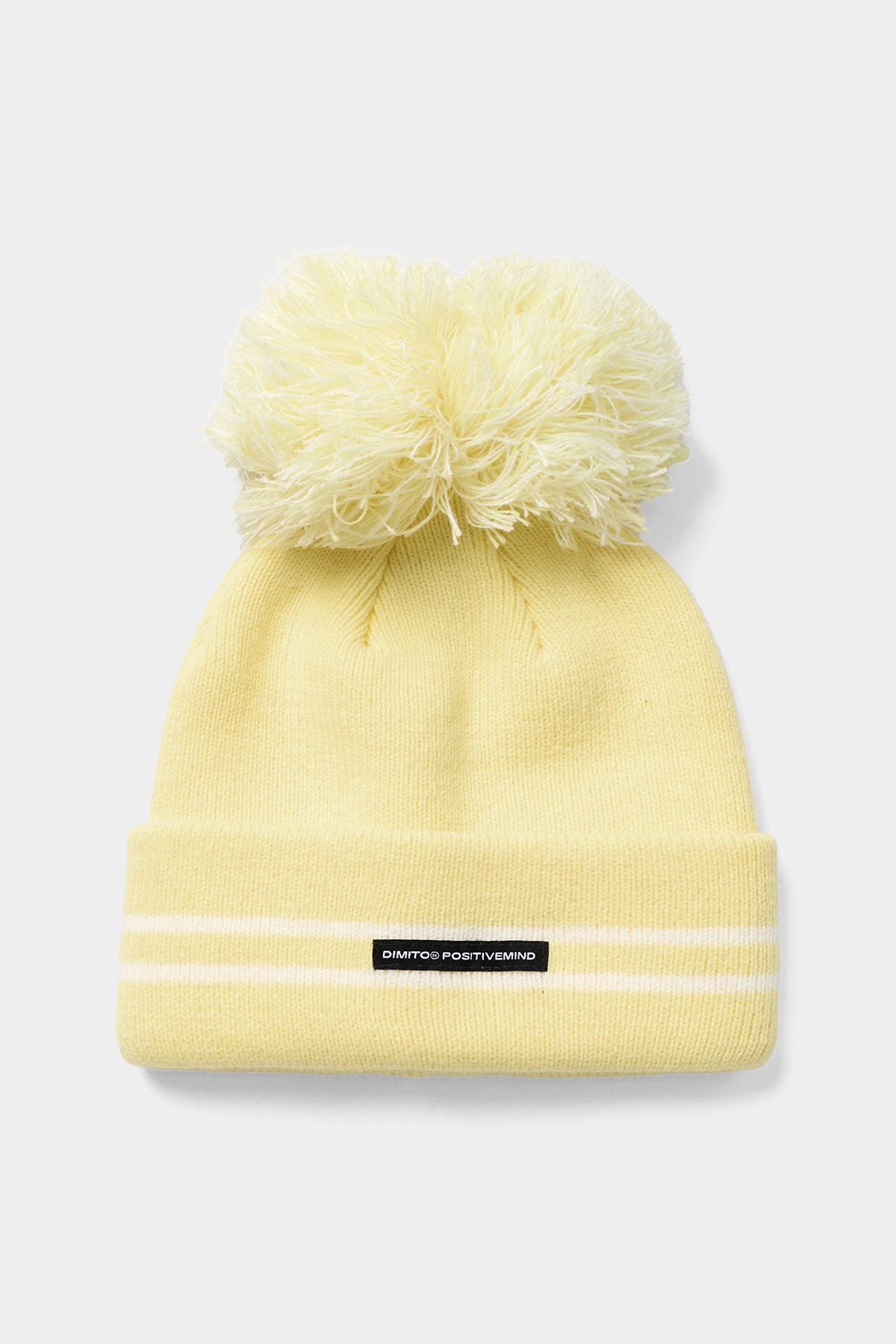 POM-POM BEANIE YELLOW