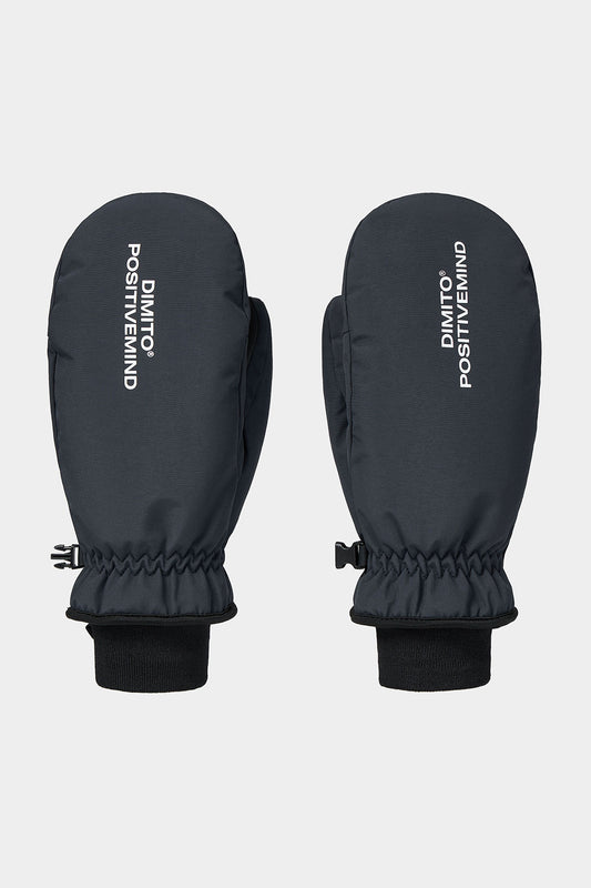 BASIC LOGO MITTEN TEAL NAVY