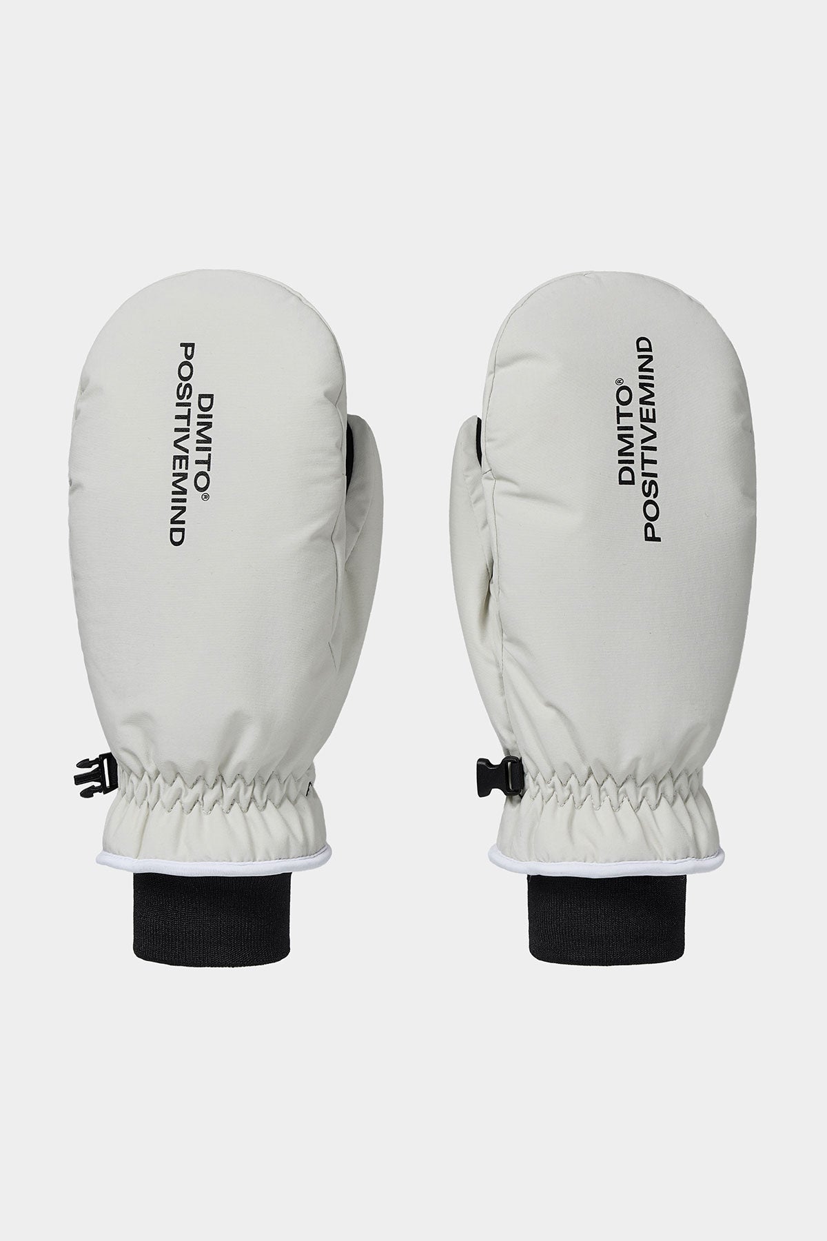 BASIC LOGO MITTEN OFF WHITE